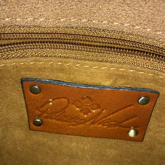 Patricia Nash Brinlee Saddle European  Map Crossbody Bag+ MATCHING COIN PURSE - Picture 13 of 14